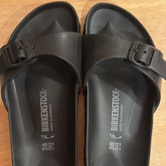Birkenstock Black Rubber Sandals - Picture 4 of 4